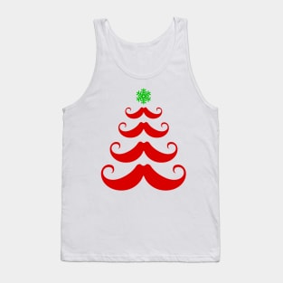 Merry Mustache Tank Top